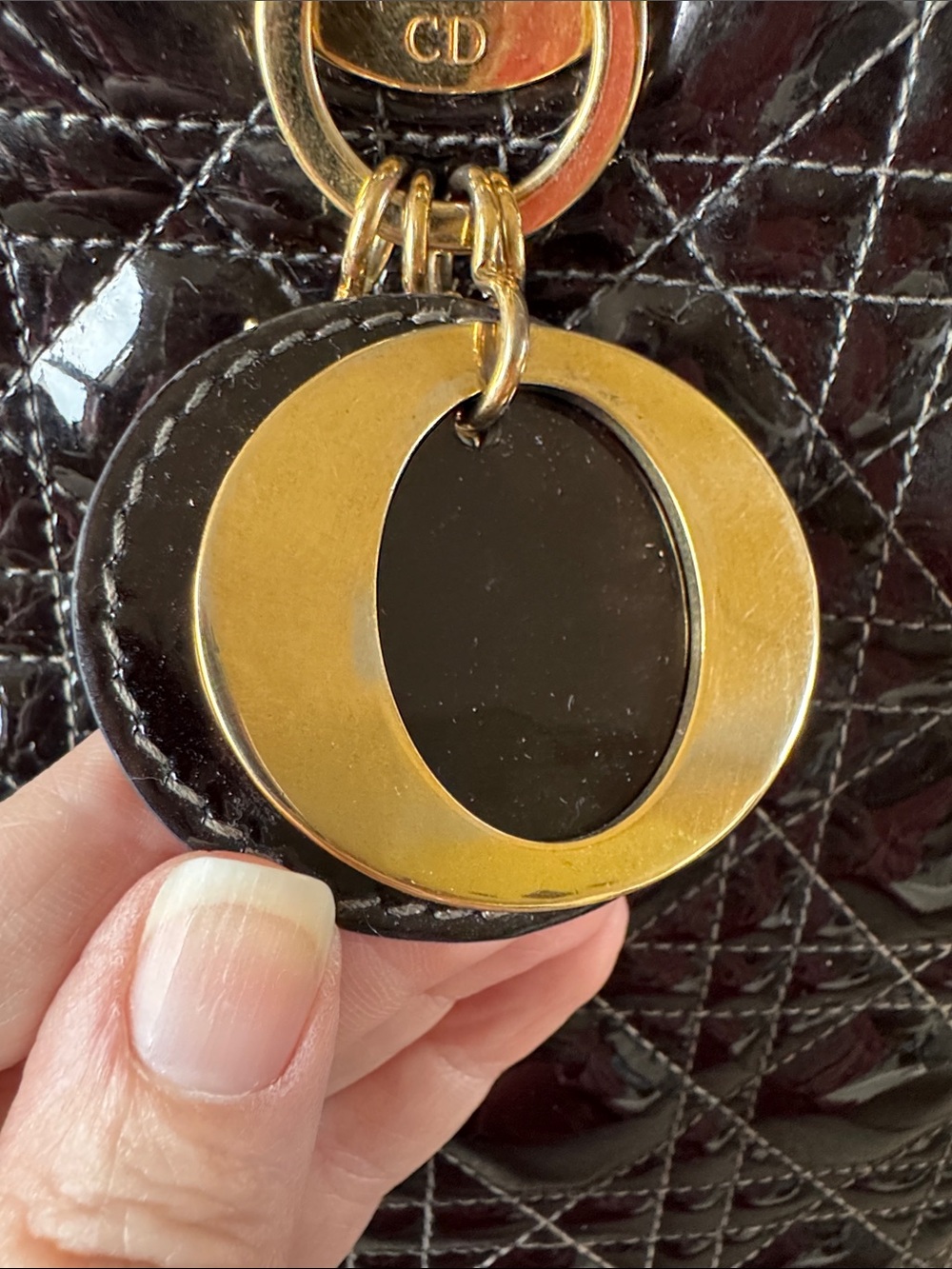 Lady Dior Patent Cannage - Picture 6 of 15